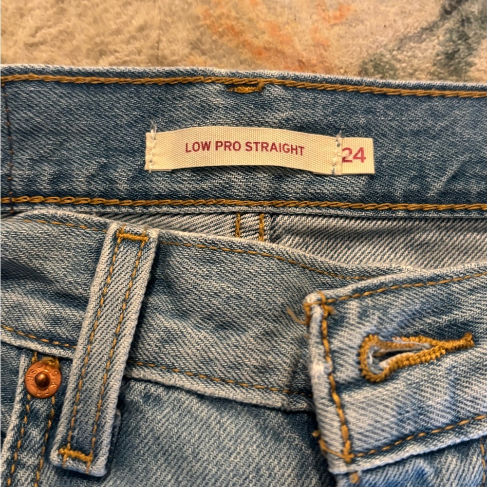 Low Pro Straight Women's Jeans - Light Blue